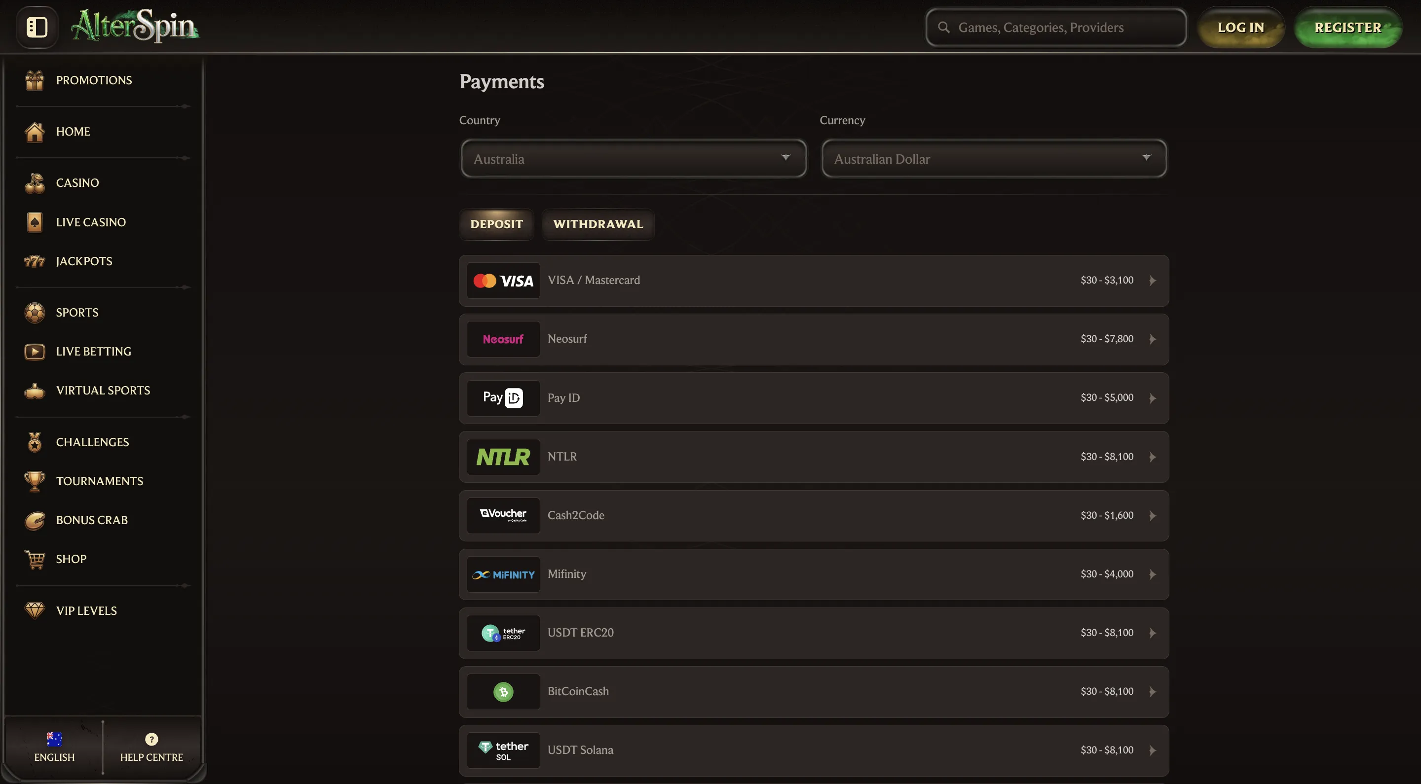 Best online casino PayID withdrawal — how to withdraw winnings